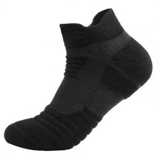 Men Socks Solid Color Thickening Cycling Running Football Basketball Soccer Socks Sports Anti-Slip Thicken Thermal Socks Men